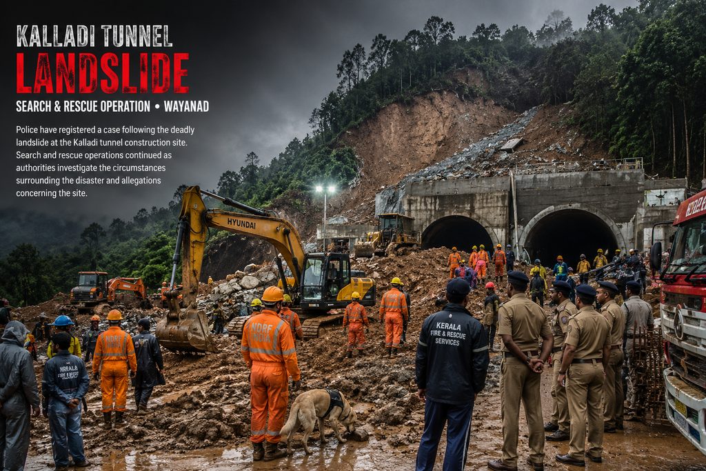 Police Register Case Following Kalladi Landslide crime3