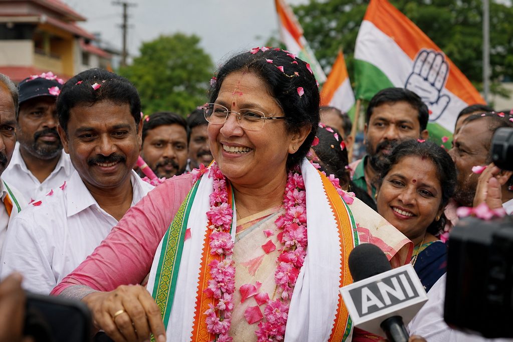 Usha Vijayan Wins Mananthavady Assembly Seat politics2